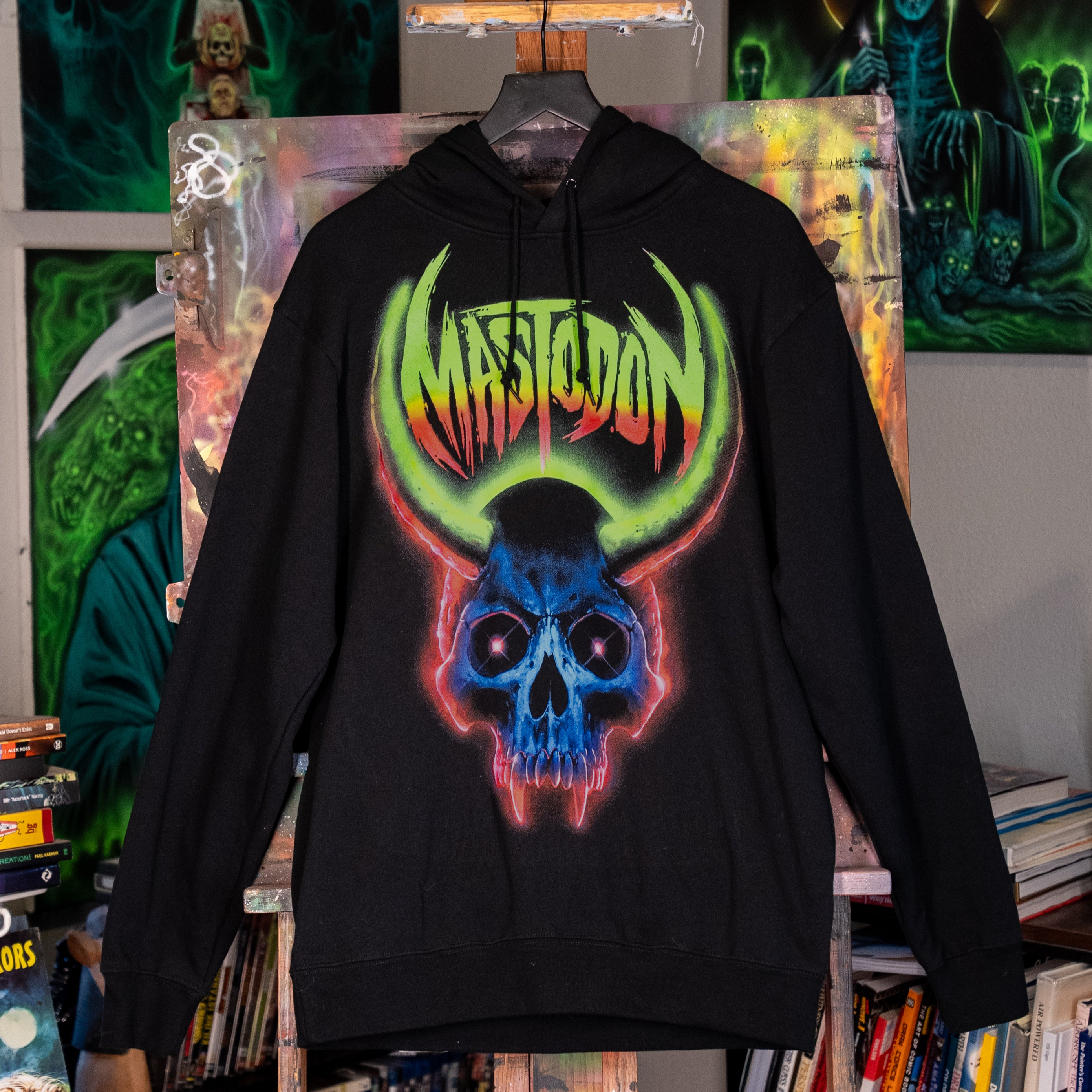 Artist Series CJK Neon Skull Hoodie x Chad James Keith – Mastodon Artist Series CJK Neon Skull Hoodie x Chad James Keith – Mastodon