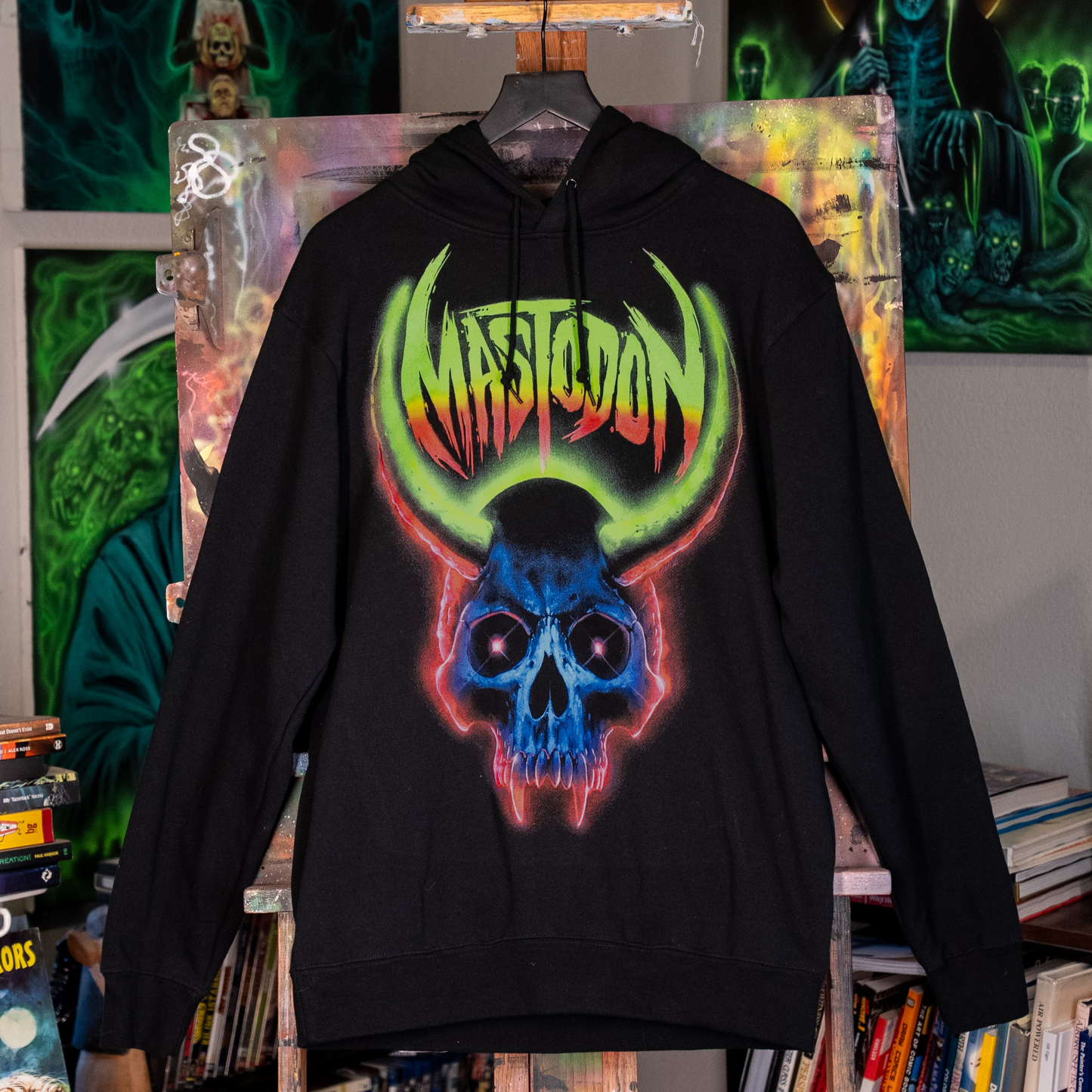 Artist Series CJK Neon Skull Hoodie x Chad James Keith