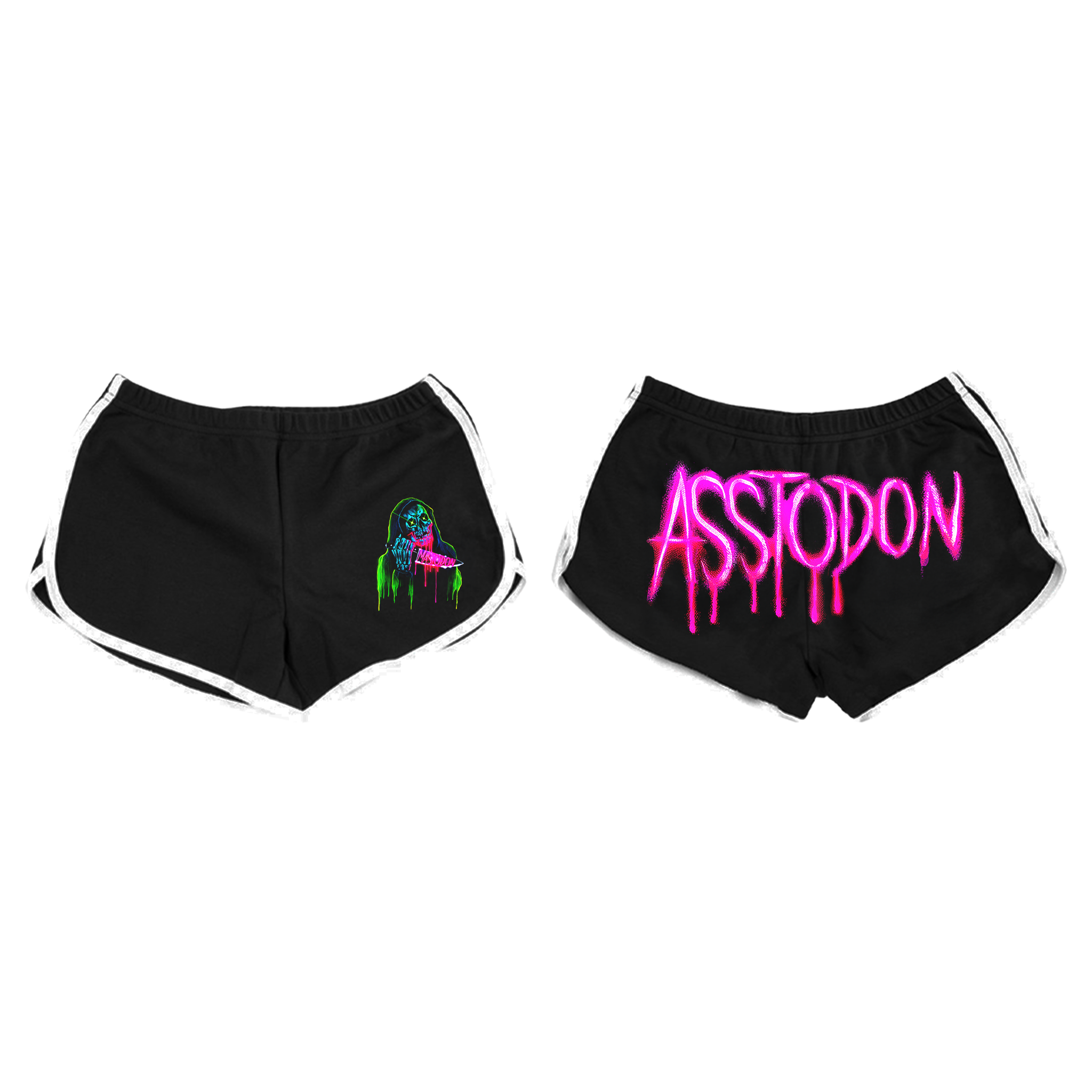 Artist Series CJK Neon Asstodon Shorts – Mastodon Official Store