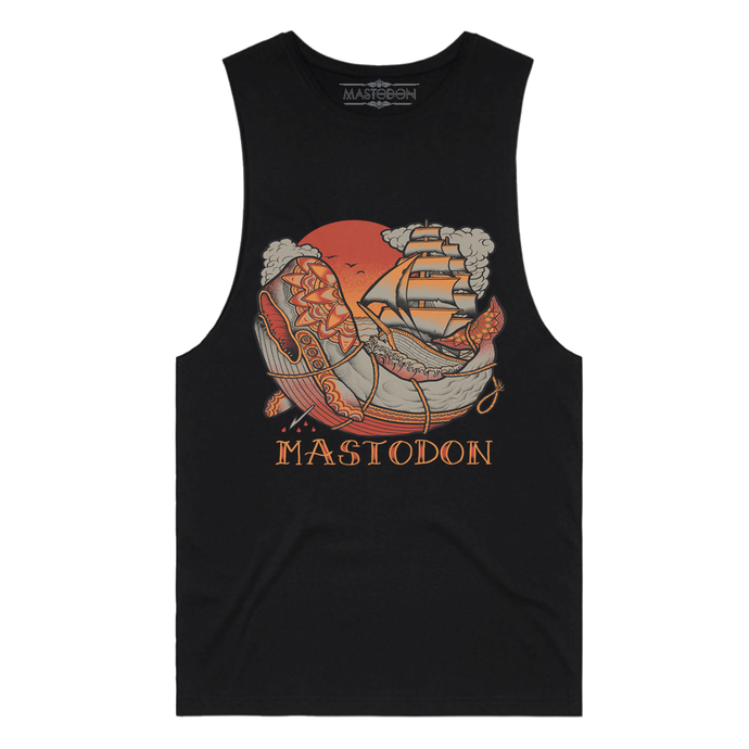 Whale Tattoo on Muscle Tee