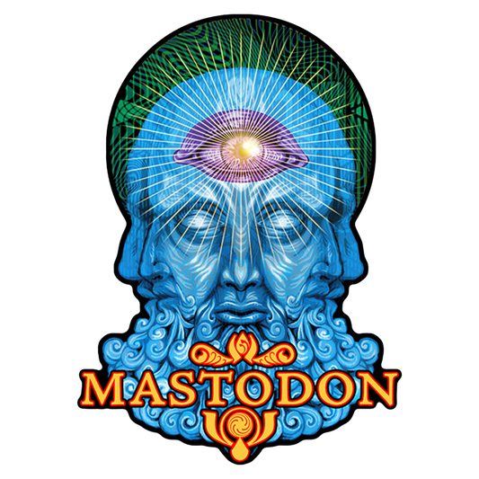 Crack The Skye 4" All Seeing Janus Die Cut Sticker is inspired by artwork specially created to celebrate the 15th Crack The Skye Album Anniversary.