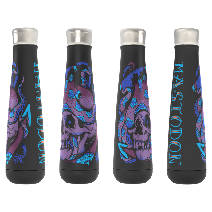 Octo Skull Night Colors Water Bottle