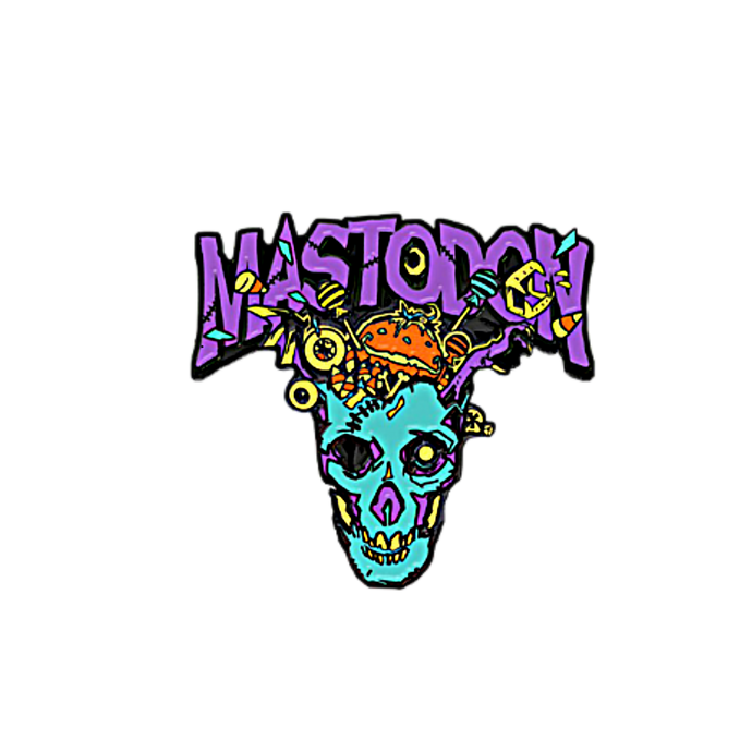 Candy Skull Pin
