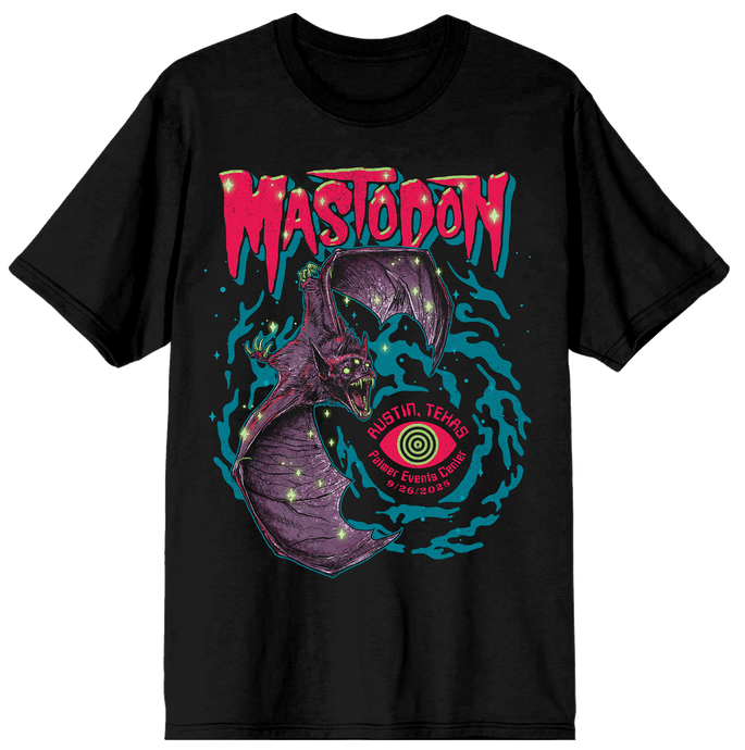 Black Austin Event Mastodon T-Shirt