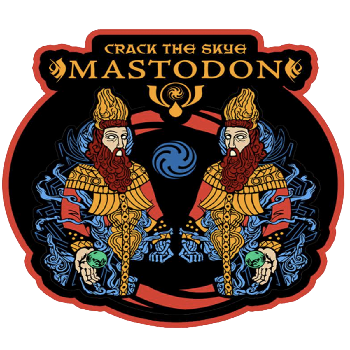 Mastodon Crack The Skye 5 inch patch with artwork from the Crack The Skye album.