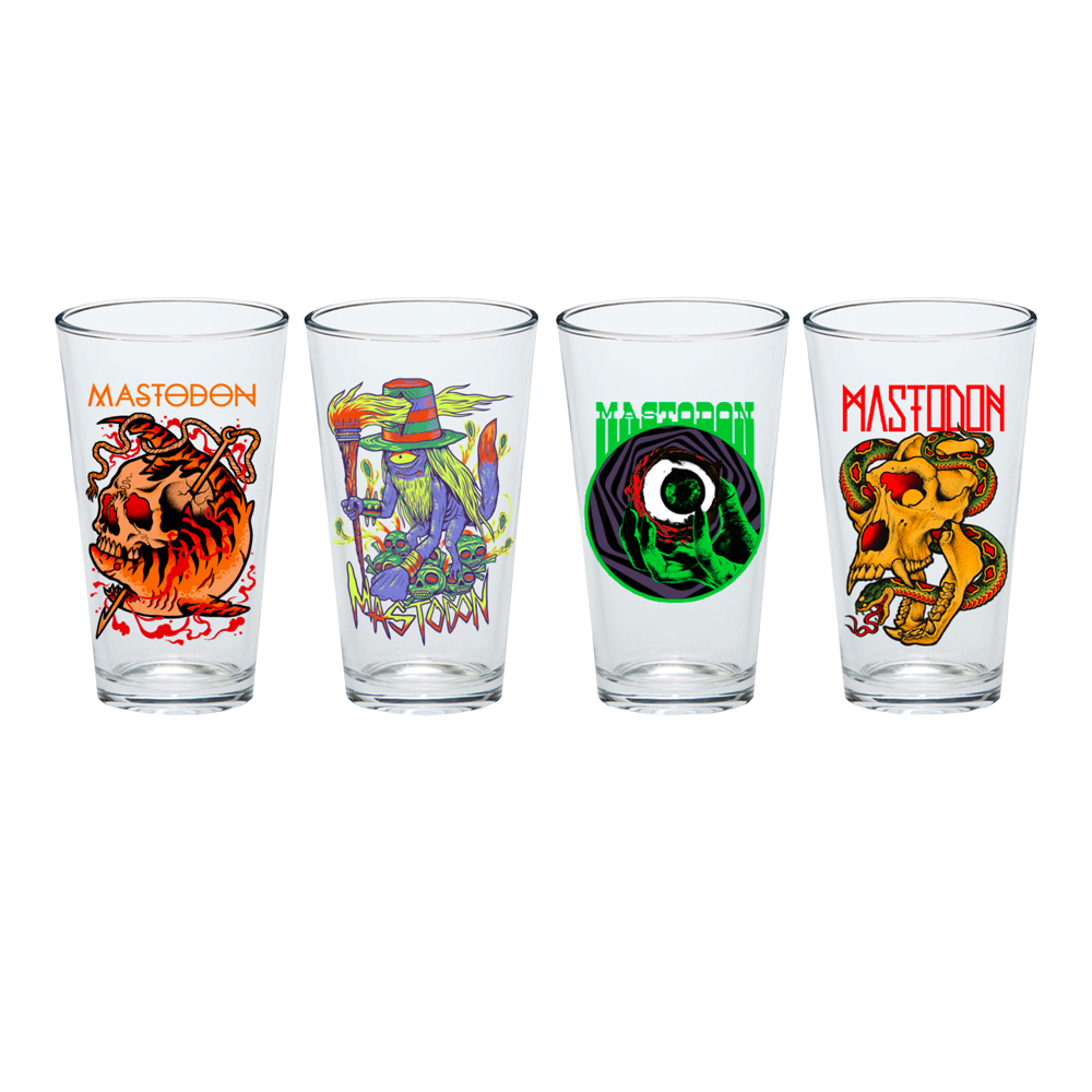 Drink your beer in style with this Strange Brew Pint Glass Set