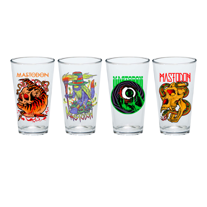 Drink your beer in style with this Strange Brew Pint Glass Set