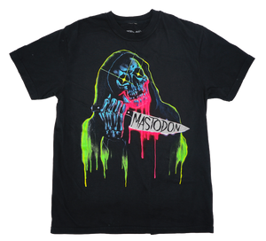 Artist Series CJK Neon Knife Skull Reaper T-Shirt