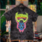 Neon Skull Crystal Wash T-Shirt, produced as a part of a Mastodon x Chad James Keith Artist Series merch collection.