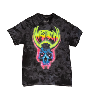 Artist Series CJK Neon Skull Crystal Wash T-Shirt